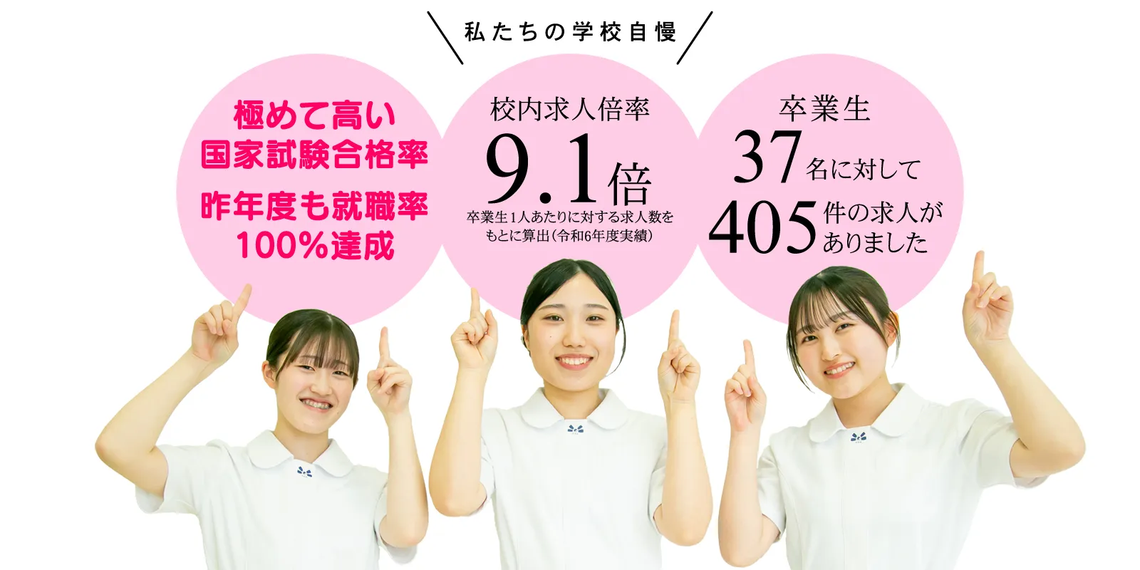 国家試験合格率・就職率情報